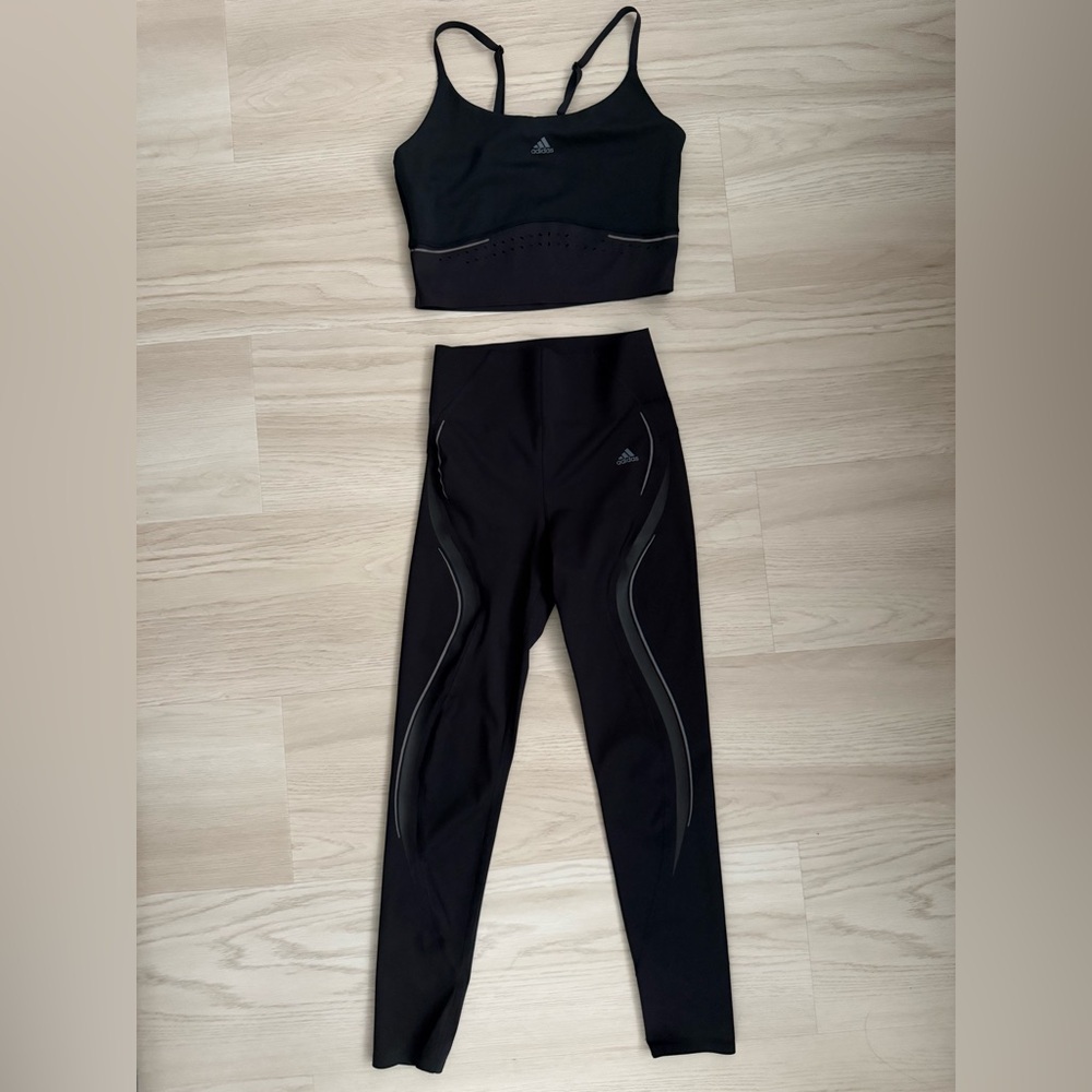 Adidas Black Activewear Set